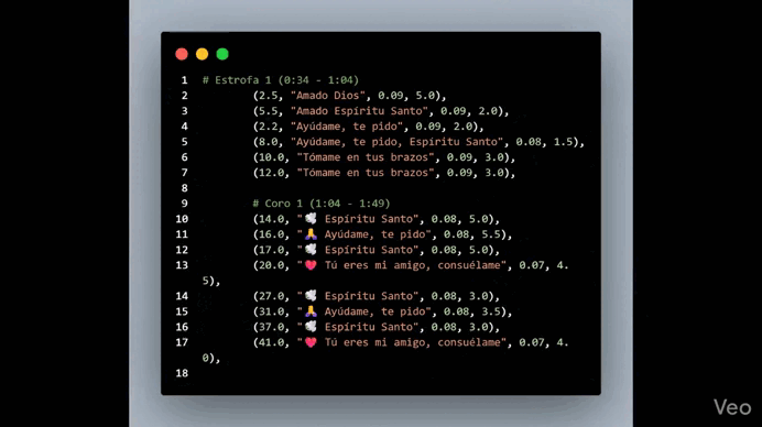 CANCION SINCRZADAS EN TERMINAL ( 04 )