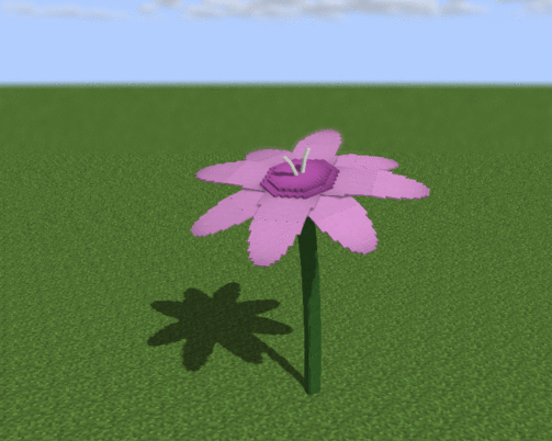 FLOR DE MINECRAFT EN PYTHON